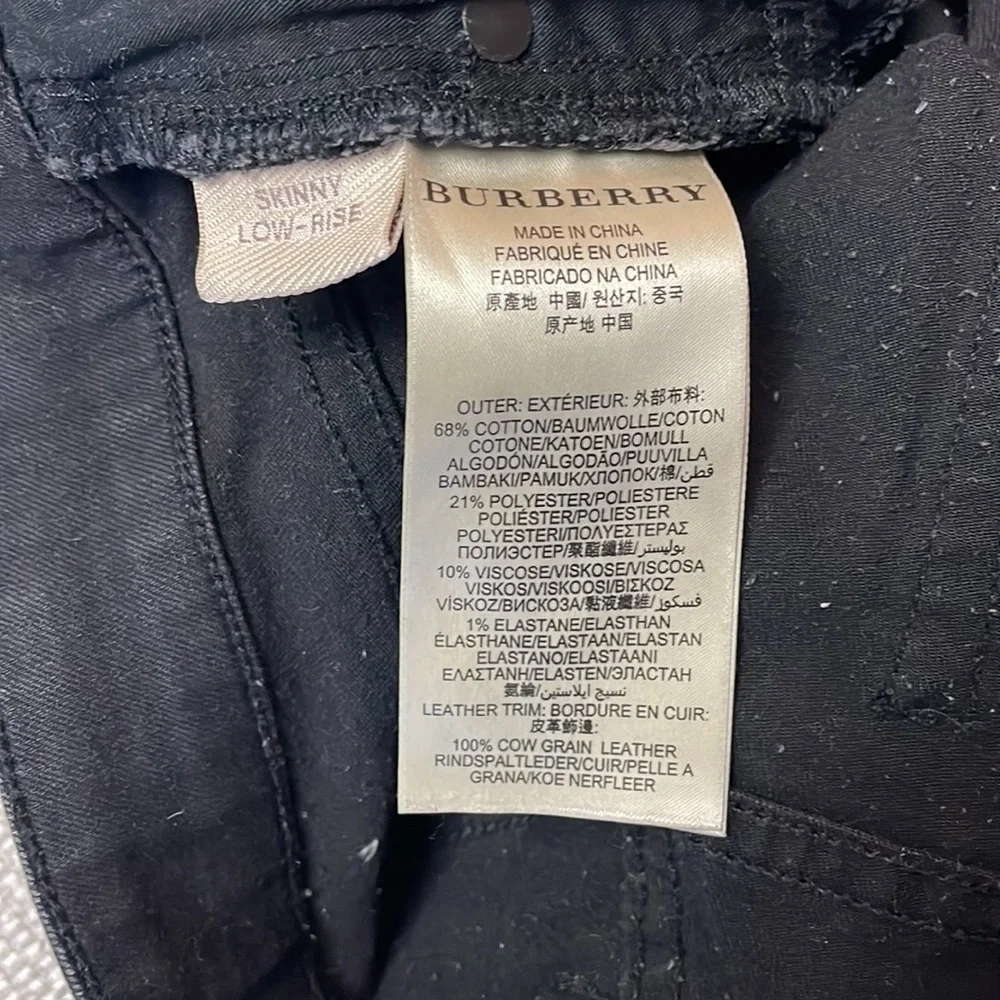 Burberry Brit skinny low-rise washed black jeans - Picture 9 of 12
